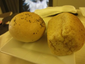 ファーストクラスのパン